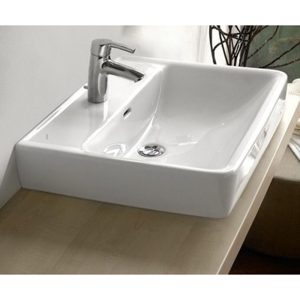 laufen laufen pro раковина накладная 65x48x11.5см., с 1 отв., цвет: белый