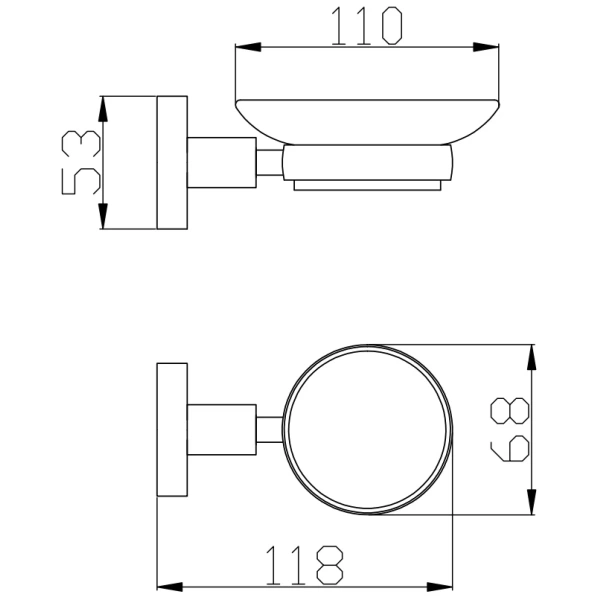 Мыльница Rav Slezak Colorado COA0300Z золото