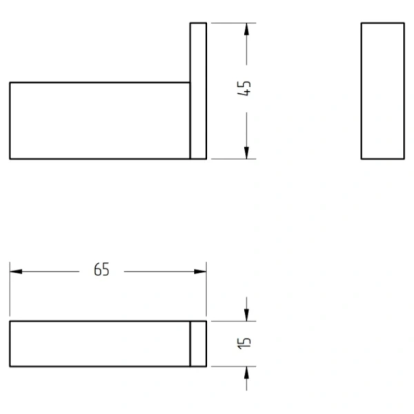 Крючок Migliore Kvant 30238 золото