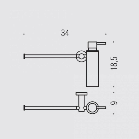 полотенцедержатель colombo design plus w4975.om