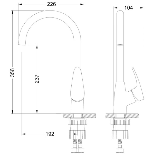 смеситель для кухни lemark linara lm0405c