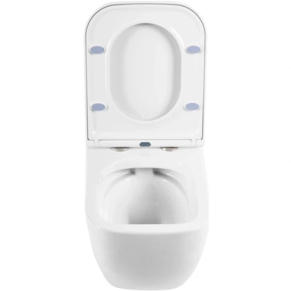 унитаз подвесной безободковый belbagno alpina bb10100chr, без сиденья, цвет белый.