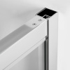 дверь для душевой кабины wasserkraft berkel 120 48p05 профиль хром, стекло прозрачное