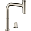 Смеситель для кухни Hansgrohe Metris M71 73804800, сталь