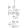 смеситель для ванны grohe eurocube 23141000