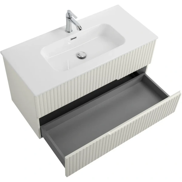 тумба под раковину cezares duet-n 100 duet-n-1000-2c-so-as-p подвесная альпака брашированная