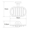 мыльница wasserkraft rhein k-6269 цвет хром
