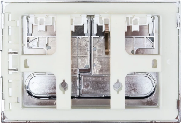 клавиша для инсталляции allen brau project color 9.2pr01.00 для унитаза, пластик, хром матовый