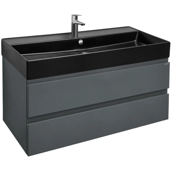 тумба серый матовый 99,8 см jacob delafon madeleine eb1318-j54