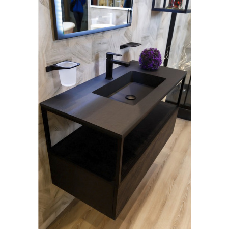 вставка на дно металлической консоли под раковину 80 cezares cadro-80-mens-nero