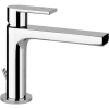 Смеситель Gessi Via Manzoni 38601#031 для раковины, с изливом 128 мм, с донным клапаном, цвет хром