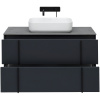 тумба под раковину allen brau reality 100 1.32007.am подвесная антрацит матовый