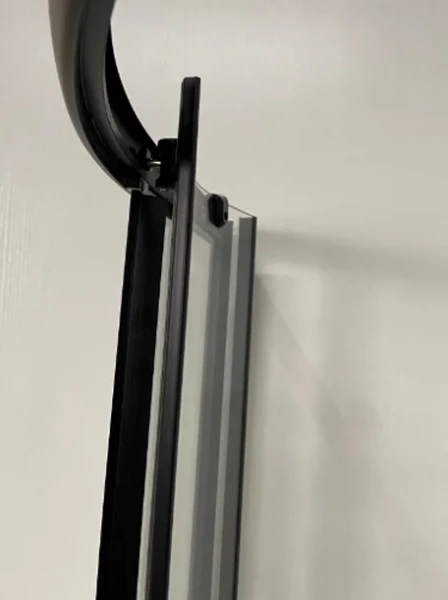 душевой уголок niagara eco 80×80 ng-003-14 black профиль черный, стекло с рисунком