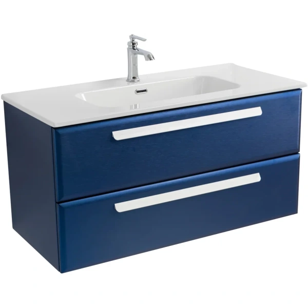 тумба под раковину cezares eco-cer-n 100 eco-cer-n-1000-2c-so-spf-p подвесная sapfiro без ручек