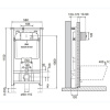 система инсталляции oli oli 74 601801 для унитазов, механический слив