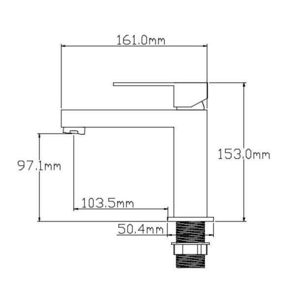 смеситель для раковины nt bagno adigo bg nt9001bg