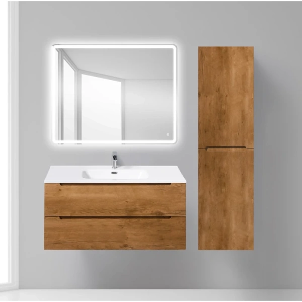 раковина belbagno bb1200etl 121x46 см, полувстраиваемая \ меьельная, цвет белая