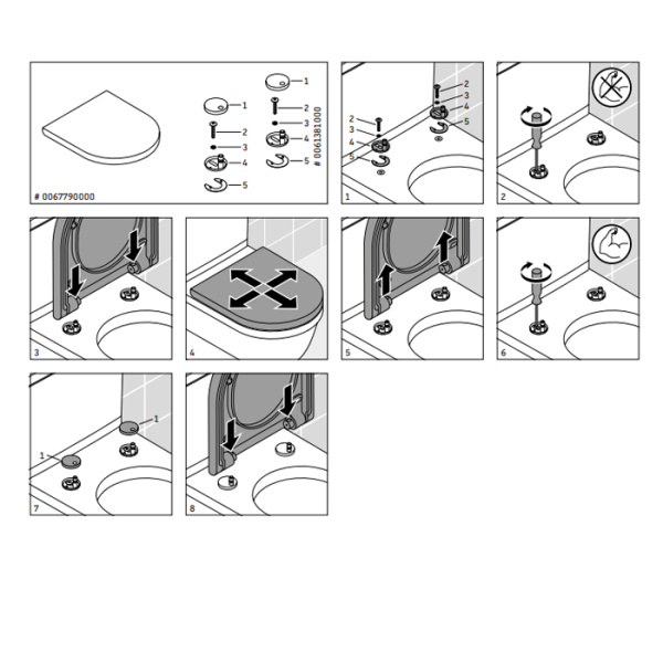 сиденье для унитаза укороченного duravit me by starck 0020110000 без микролифта , цвет белый