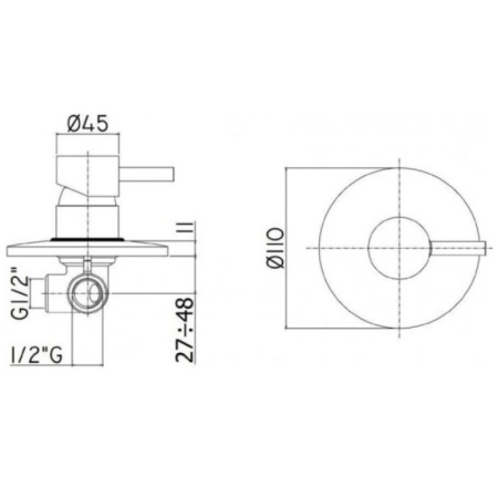 смеситель для душа paffoni light lig011hgsp