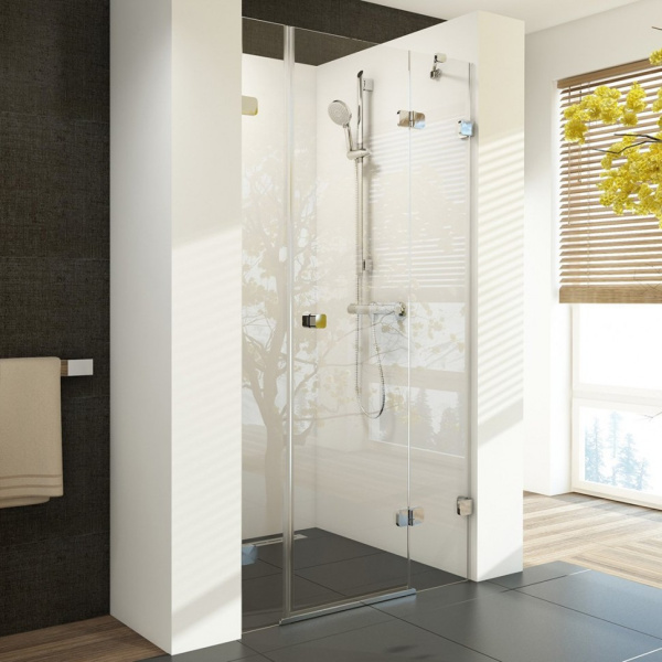 Дверь для душевой кабины Ravak Brilliant BSD3-120 0UPG0A00Z1 R профиль хром, стекло прозрачное