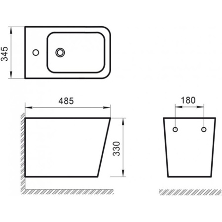 биде подвесное belbagno ardente r bb0520bh белое