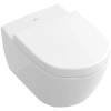 Унитаз подвесной Villeroy & Boch Subway 2.0 5614 R0 R1 ceramicplus, цвет альпийский белый