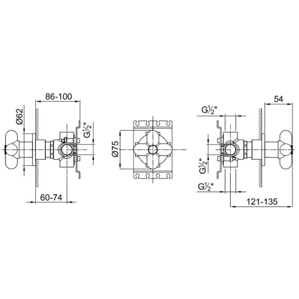 внутренняя часть запорного вентиля fantini 19 00 d277a