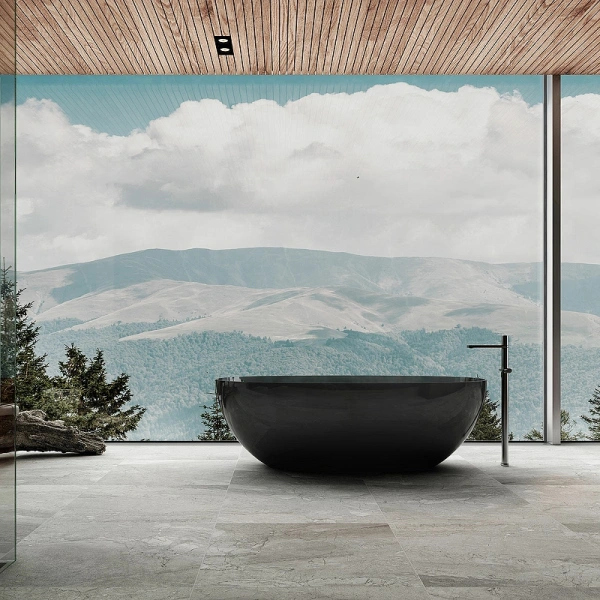 ванна из полиэфирной смолы vincea 170х75 vbt-6t01b черная без гидромассажа